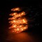 Halloween Orange String Lights – 35 Count, Incandescent Mini Bulbs, 8.5 ft, Black Wire, Connectable (Black Wire-Orange)